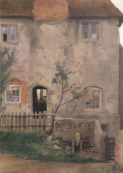 Edward Henry Fahey,RI Old Farm House (mk46) Sweden oil painting art